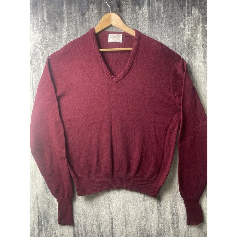 Lord Jeff Lambs wool Red XL Pullover Mens Sweater‎